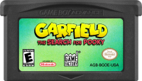 Garfield The Search for Pooky GameBoy Advance US box art